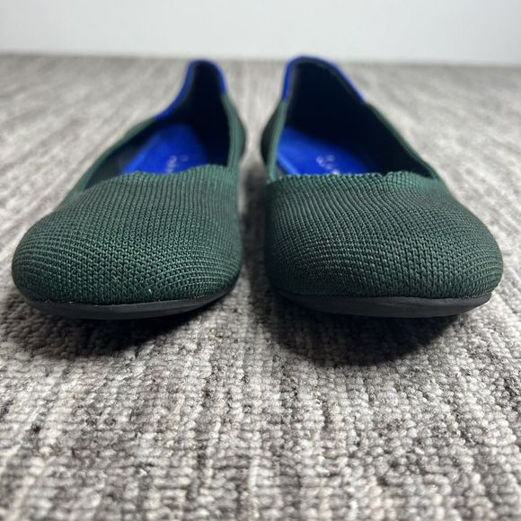 Rothy’s The Flat Women 7.5 Esmerald Green Retired - Picture 3 of 13